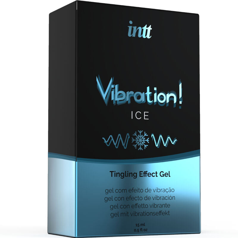 INTT - POTENTE GEL VIBRADOR EFECTO FRÍO 15ML