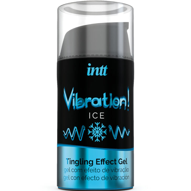 INTT - POTENTE GEL VIBRADOR EFECTO FRÍO 15ML