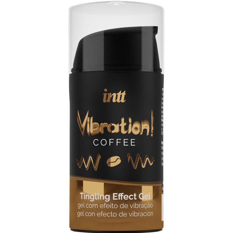 INTT - POTENTE GEL VIBRADOR LIQUIDO CAFÉ 15ML