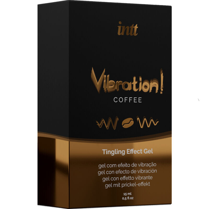 INTT - POTENTE GEL VIBRADOR LIQUIDO CAFÉ 15ML